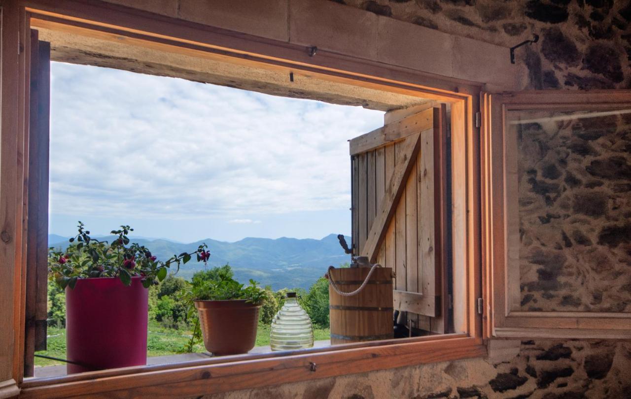 Apartamento Duplex Rural Con Chimenea Y Vistas Panoramicas Desde La Cama Sant Marti Sacalm Eksteriør billede
